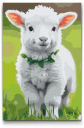  Festés számok szerint - Tavaszi bárány Méret: 40x60cm, Keretezés: Kartonlemezen
