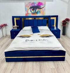 MobAmbient Pat elegant albastru regal cu accesorii aurii - model IMPERIAL