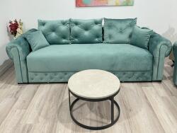MobAmbient Canapea extensibilă, spațiu depozitare, verde mentă - model BETYS Canapea