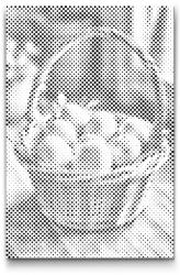  PontPöttyöző - Kosár tojásokkal Méret: 40x60cm, Keretezés: Keret nélkül (csak a vászon), Szín: Piros