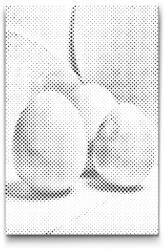  PontPöttyöző - Pasztell tojás Méret: 40x60cm, Keretezés: Műanyagtáblával, Szín: Kék