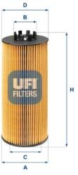 UFI Filtru ulei UFI 25.236. 00 (25.236.00)