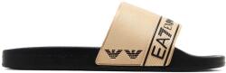 EA7 Șlapi 7X000110AF15128 FC001 black/gold (7X000110AF15128-FC001)