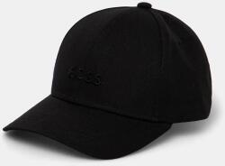 BOSS pamut baseball sapka fekete, nyomott mintás, 50519889 - fekete Univerzális méret - answear - 18 990 Ft
