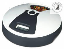  KT24: Trixie TX6 Automatic Food Dispenser - automata etető (fehér, fekete) 6x0, 24l (Ø32x10cm) (028-24383)