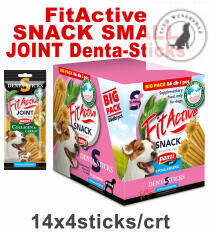  FitActive SNACK Denta-Sticks Hypoallergén Joint - jutalomfalat kutyák részére - csak kartonra (314884)