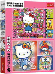 Trefl Hello Kitty és barátai 2x200 db-os (13336)