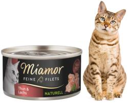 Miamor Feine Filets Naturell tuna & salmon 80 g