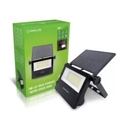 Asalite Ip44 LED Reflektor 10 W 1300 Lumen Napelemes Mozgásérzékelős Természetes Fehér