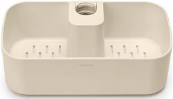 Brabantia ReNew Shower Caddy zuhanytartó rúdra szerelhető zuhanypolc, tusfürdő tartó kosár, műanyag, világos bézs - 223464 (223464)