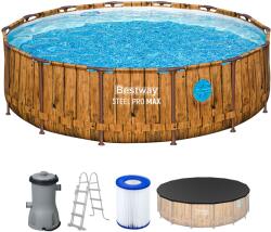 Bestway Steel Pro Max Splashview Fémvázas medence szett, 427 x 107 cm 561JM (561JM)