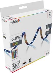 Avide LED Szalag Bliszter, RGB, 2m (ALSBL5V24K-30RGB65) (ALSBL5V24K-30RGB65)
