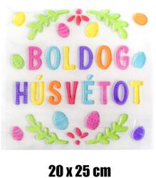  IRIS ablakzselé boldog húsvétot 20 x 25cm (312828) - bestbyte