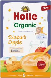 Holle Био млечна каша Holle - Бисквити и ябълки, 6 м+, 250 g (BB210687) - ozone