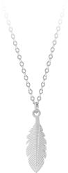 Troli Stílusos acél nyaklánc tollal