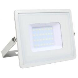 V-TAC Led Reflektor - Ultra Slim, Samsung Chip, 30 Watt, Természetes Fehér, Fehér