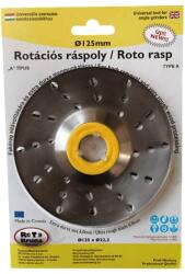 Roto Kruna ROTO KUNA RK1256 Rotációs ráspoly 125x6mm, extra durva (RK1256)