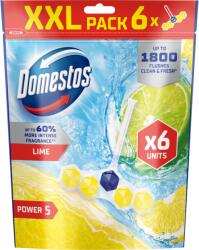 Domestos Power 5 Lime WC frissítő blokk 6 x 50 g - ecofamily