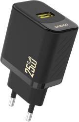 Dudao A27S 25W GaN USB-A Töltőadapter - Fekete