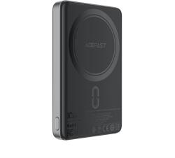 ACEFAST Powerbank Acefast M12-10000 PD20W ultra-vékony, MagSafe kompatibilis - fekete
