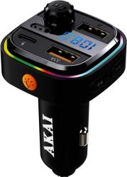 AKAI Modulator FM Akai FMT-26BT, USB-A, USB-C, afisaj LED (FMT-26BT)