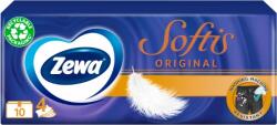 Zewa Softis Original illatmentes papír zsebkendő 4 rétegű 10 x 9 db
