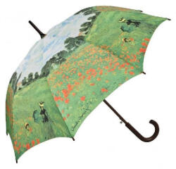 von Lilienfeld Monet: Pipacsvirágzás - Uv Szűrős - Automata Hosszúnyelű Esernyő / Napernyő - Von Lilienfeld