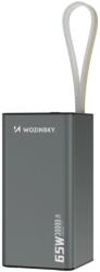Wozinsky 30000mAh Powerbank Wozinsky K65+ 65W 2x USB-C, 1x USB-A 65W- fekete