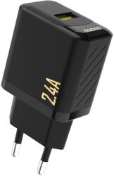 Dudao A23 2.4A USB-A Töltő - Fekete