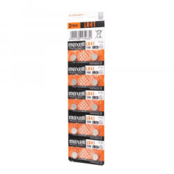 Maxell LR41 alkáli gombelem 10db (11716800) (11716800)