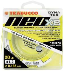 Trabucco Dyna-Tex Neo X8 300 m 0, 285mm sárga fonott zsinór