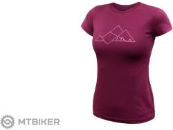 Sensor COOLMAX TECH GEO MOUNTAINS női póló, lilla (XL)