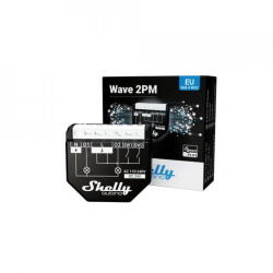 Shelly Releu inteligent Comutator inteligent Qubino Wave 2 PM, Z-Wave, 16A, Negru (ALL-REL-WAVE2PM) - 24mag