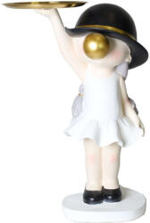  Decorand lány lufival, tálcával poly 70cm