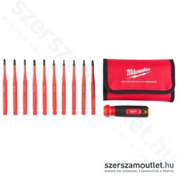 Milwaukee 10in1 VDE Csavarhúzó és bittartó készlet 10 részes (PH/PZ/SL) (4932493657) (4932493657)
