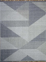  Utopia 7103 Geometrikus Szőnyeg - Szürke - 140x190 cm (14837)