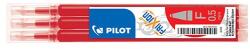Pilot Inserție pentru stilou cu bilă rulantă, 0, 25 mm, șterse, PILOT "Frixion Ball/Clicker", roșu BLS-FR5-R-S3 (BLS-FR5-R-S3)