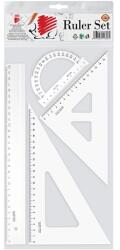 SÜNI Set de rigle, plastic, 4 bucăți, ICO "Süni" 7250076002 (7250076002)
