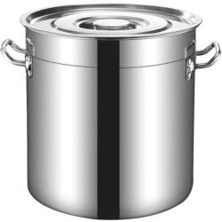 Rosberg Fazék fedővel Rosberg R51211C50, 98 l, 50x50 cm, Inox