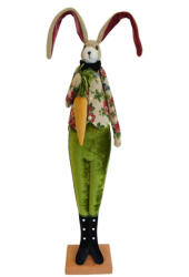  Dekoratív Húsvéti Nyuszi - Virágos Ruha - 107cm