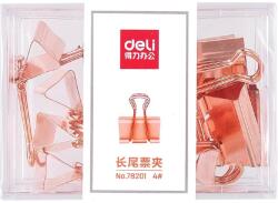 DELI Clip de hârtie Deli Rose Gold 25mm 12pcs DEL78201 (DEL78201) Agrafa