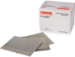 Makita F-34027 Fejnélküli szeg galvanizált 64x1, 3 mm 16GA DBN600