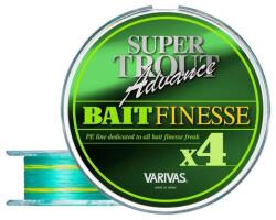 VARIVAS Super Trout Advance Bait Finesse PE X4 Green Fluo 100m #0, 8 0, 148mm 15lbs fonott zsinór