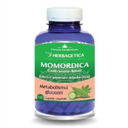 Herbagetica Extract de castravete amar Momordica, 120 capsule, Herbagetica