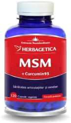 Herbagetica MSM + Curcumin95, 120 capsule, Herbagetica - springfarma