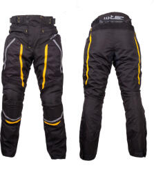 W-TEC Férfi nyári motoros nadrág W-TEC Toranio fekete-sárga 3XL (26169-3XL)