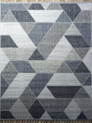 Utopia Geometrikus Szőnyeg - Szürke - 200x290 cm (14811)