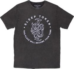 Sleep Token Ing Tomb Text Ring Stone Wash Unisex Black 2XL (SLTKSTNW05MC05)