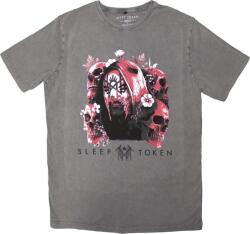 Sleep Token Ing Skulls & Flowers Stone Wash Unisex Grey M (SLTKSTNW30MG02)