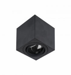OMU Lighting SPB-GU10-IP20-FK-SDB mennyezeti spot lámpa GU10 foglalattal kocka dönthető matt fekete (SPB-GU10-IP20-FK-SDB)
